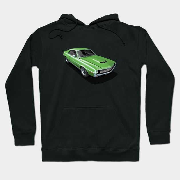 AMC Javelin in Big Bad Green Hoodie by candcretro